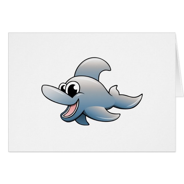 Cartoon Dolphin (Voorkant Horizontaal)