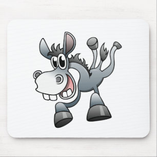 Cartoon Donkey Muismat