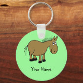 Cartoon Donkey Sleutelhanger (Voorkant)