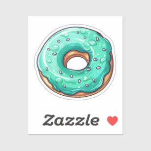 Cartoon-donut Sticker