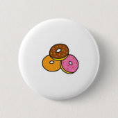 Cartoon Donuts Cutie Button (Voorkant)