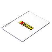 Cartoon doos echt notitieboek (Linkerzijde)