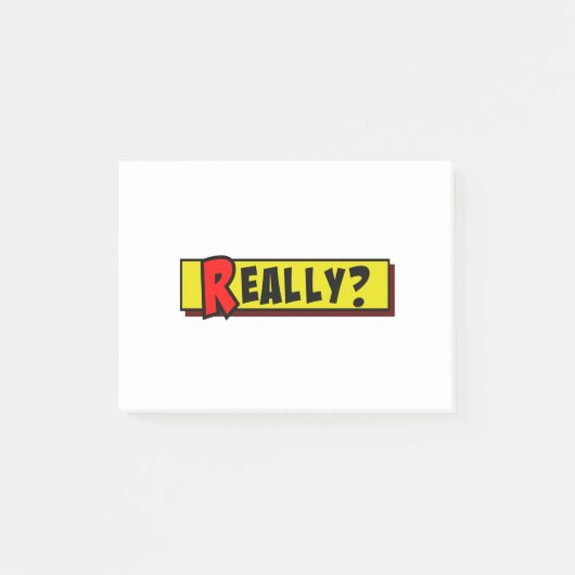 Cartoon doos echt post-it® notes (Voorkant)