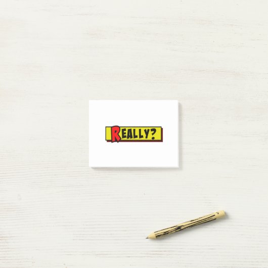 Cartoon doos echt post-it® notes (Op bureau)