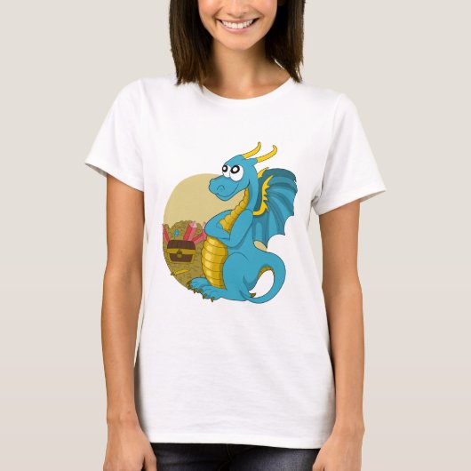 Cartoon draak T-shirt (Voorkant)