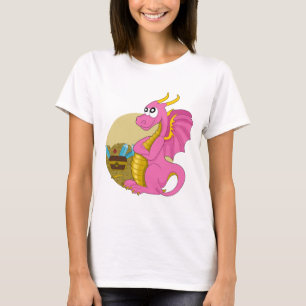 Cartoon draak T-shirt