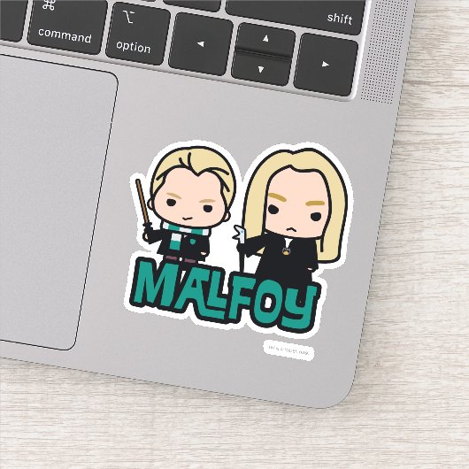Cartoon Draco en Lucius Malfoy Character Art Sticker (Detail)
