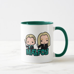 Cartoon Draco en Lucius Malfoy Karakter Kunst Mok