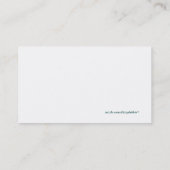 Cartoon dragon Children's Calling Card Contactkaartje (Achterkant)