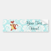 Cartoon Dragon; Cute Bumpersticker (Voorkant)