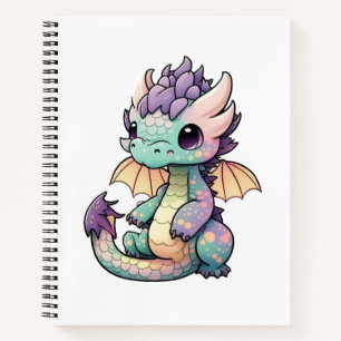 Cartoon Dragon Illustratie Notitieboek