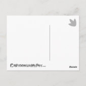 Cartoon Dragon / Rankin Dragon Briefkaart (Achterkant)