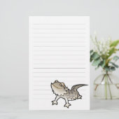 Cartoon Dragon / Rankin Dragon Briefpapier (Staand voorkant)