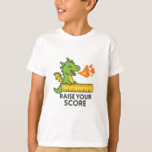 Cartoon Dragon Ruler Sticker - Schattigee School T-shirt