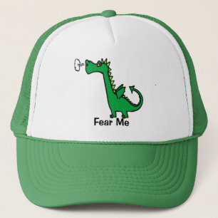 Cartoon Dragon vreest me Trucker Pet