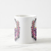 Cartoon Dragons vieren Moederdag Koffiemok (Center)