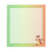 Cartoon drakenontwerp notitieblok (Voorkant)