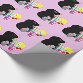 cartoon drink cocktail cadeaupapier
