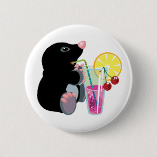 cartoon drink cocktail ronde button 5,7 cm