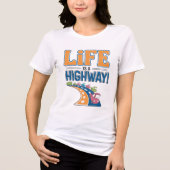 Cartoon Drive Tri-Blend Shirt (Voorkant)