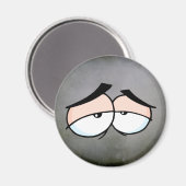 cartoon droevige ogen magneet (Voorkant / Achterkant)