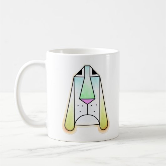 Cartoon Droopy Bloodhound Mok (Links)