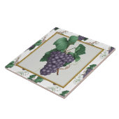 Cartoon druiven keuken of Restraunt Tegel Tegeltje (Zijkant)