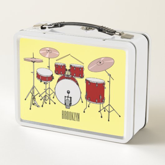 Cartoon Drum kit (Achterkant)