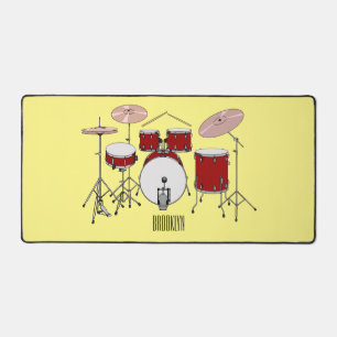 Cartoon Drum kit Bureaumat