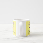 Cartoon Drum kit Espresso Kop (Achterkant)