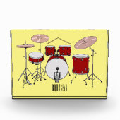 Cartoon Drum kit Fotoblokken (Voorkant)
