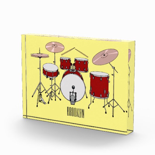Cartoon Drum kit Fotoblokken (Rechts)