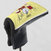 Cartoon Drum kit Golfheadcover (3/4 voorkant)