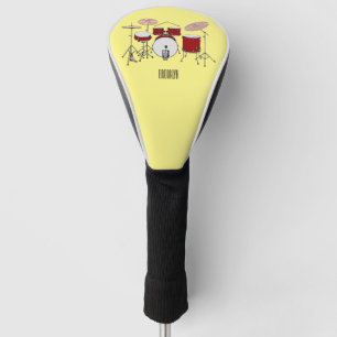 Cartoon Drum kit Golfheadcover