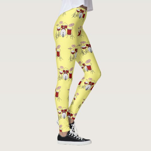 Cartoon Drum kit Leggings (Rechts)