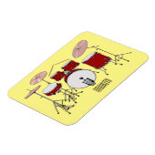 Cartoon Drum kit Magneet (Linkerzijde)