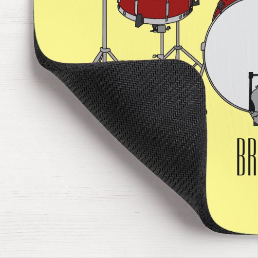 Cartoon Drum kit Muismat (Hoek)