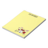Cartoon Drum kit Notitieblok (Linkerzijde)