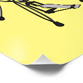 Cartoon Drum kit Perfect Poster (Hoek)