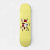 Cartoon Drum kit Persoonlijk Skateboard (Voorkant)