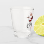 Cartoon Drum kit Shot Glas (Links)