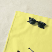 Cartoon Drum kit Strandlaken (In situ)