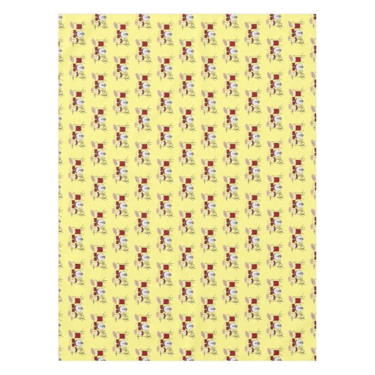 Cartoon Drum kit Tafelkleed (Voorkant)