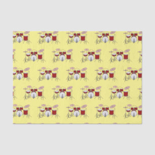 Cartoon Drum kit Tissuepapier