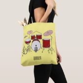 Cartoon Drum kit Tote Bag (Dichtbij)