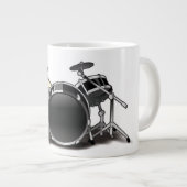 Cartoon Drummer Mok (Voorkant rechts)