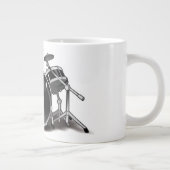 Cartoon Drummer Mok (Rechts)