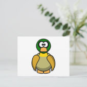 Cartoon Duck Briefkaart (Staand voorkant)