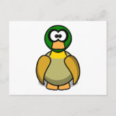 Cartoon Duck Briefkaart (Voorkant)