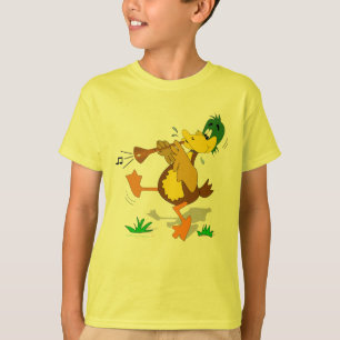 Cartoon Duck  Spelen Zurna Kinder Shirt